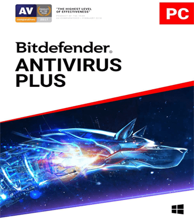 Bitdefender Antivirus Plus 1 PCs, 2 Years, Global